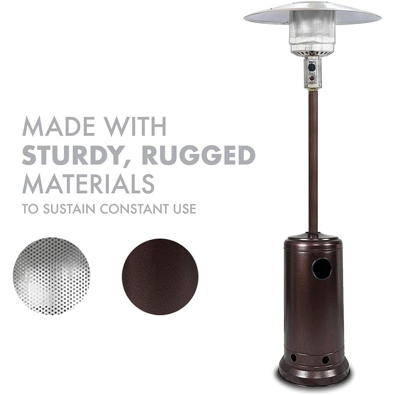 Outdoor Patio Gas Heater Powerful Heat Output For Cafes, Restaurants & Gardens