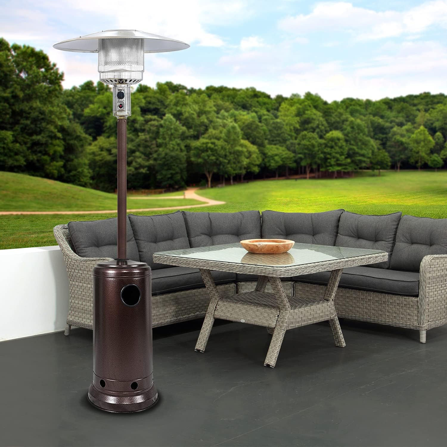 Outdoor Patio Gas Heater Powerful Heat Output For Cafes, Restaurants & Gardens