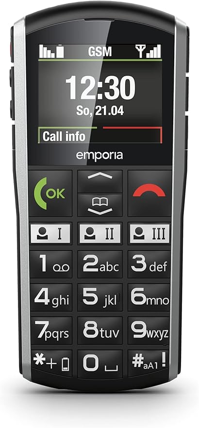 Emporia Simplicity, Senior Mobile Phone, No-Contract, Push-Button