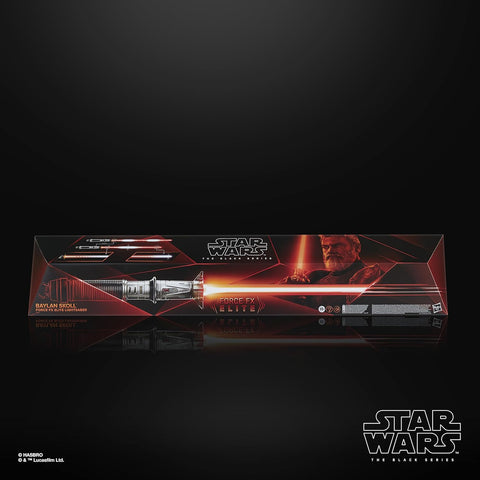 Star Wars The Black Series Baylan Skoll Force FX Elite Lightsaber