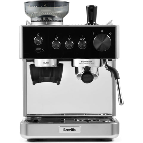 Breville Barista Classic Espresso Machine Bean to Cup Coffee Maker with Integrated Coffee Grinder & Milk Frother