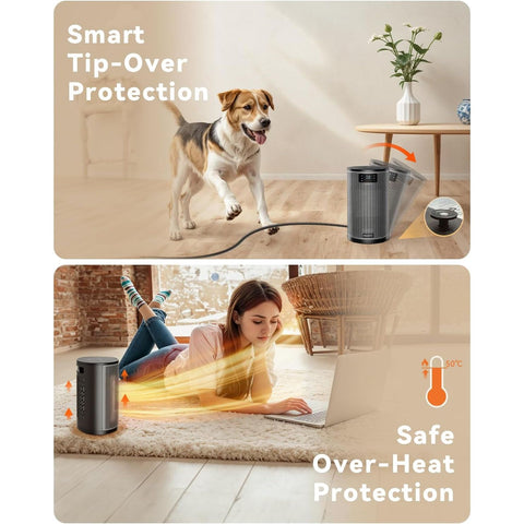 Electric Heater 1500W Space Silent Heaters for Home