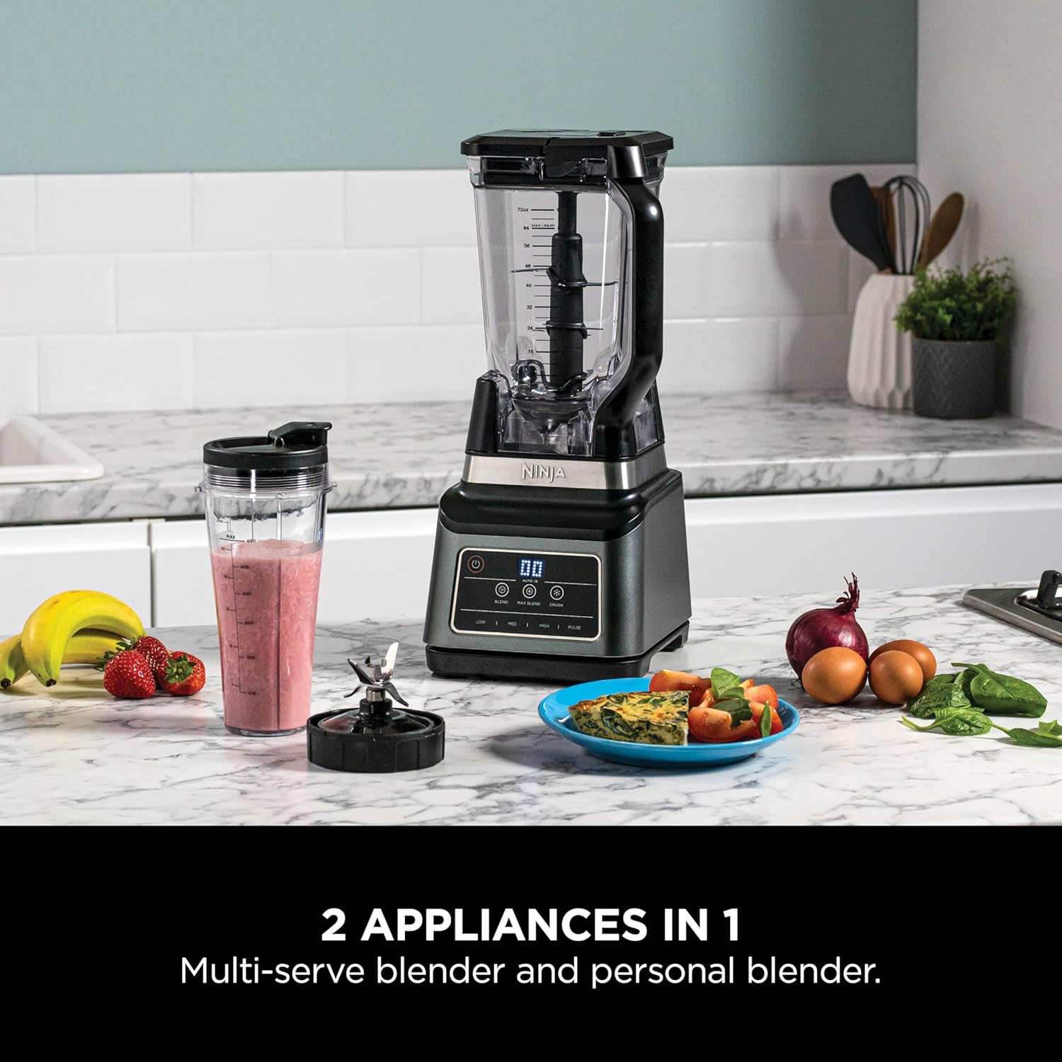 Ninja 2-in-1 Blender with 3 Automatic Programs