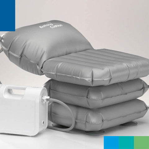Mangar Bathing Cushion + Airflo 12 Compressor Complete Kit