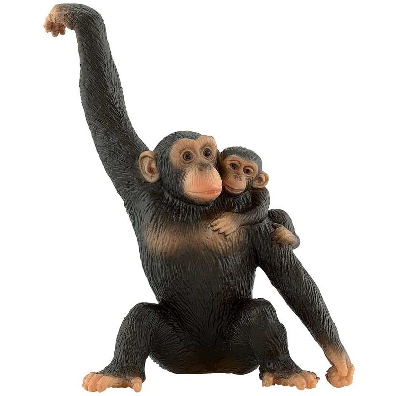 BULLYLAND - CHIMPANZEE WITH BABY 63594