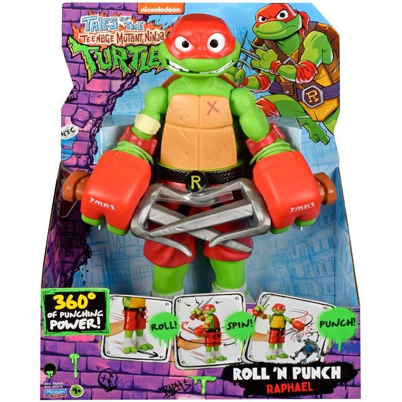 TALES OF THE TMNT GIANT ROLL N PUNCH - RAPHAEL