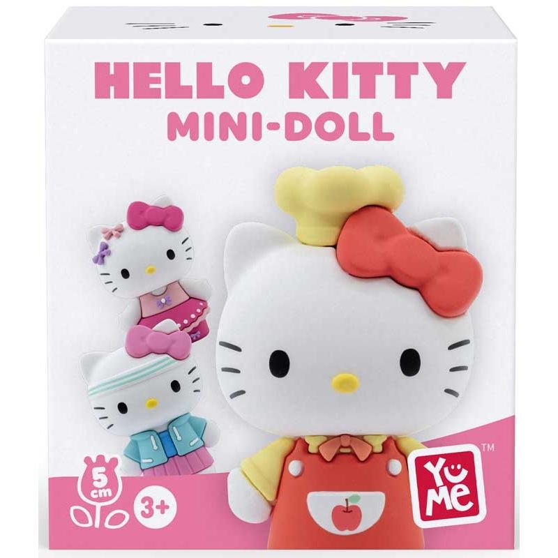 YUME HELLO KITTY- 5CM MINI-DOLL CUTE OUTFITS ASSORTED